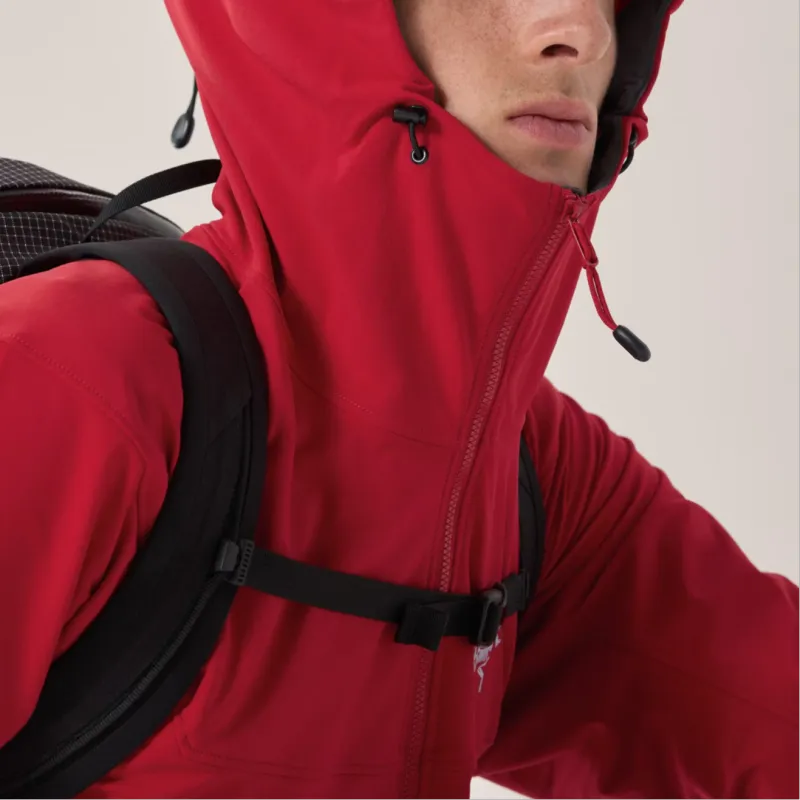 Arcteryx BETA Waterproof, Windproof, UV Protection, Breathable, Abrasion Resistant Windbreaker Jacket Men's Vintage Red-5