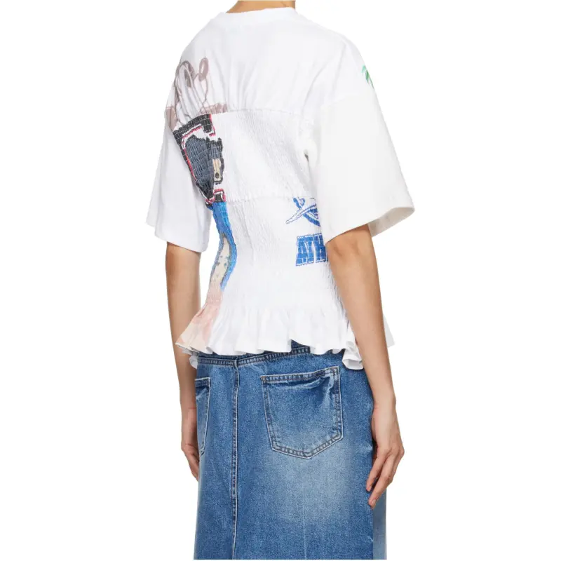Marine Serre T Shirt Women's White-1