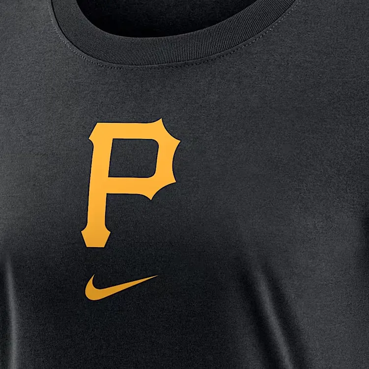 Nike Pittsburgh Pirates Authentic Collection Early Work Women's Nike Mlb T Shirt-2