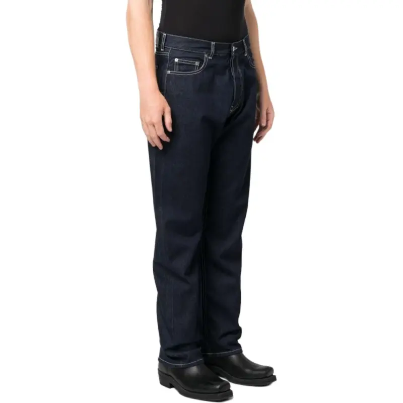 OFF WHITE Mid Rise Straight Leg Jeans-3