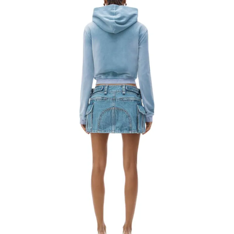 Alexander Wang Velvet Hoodie-1