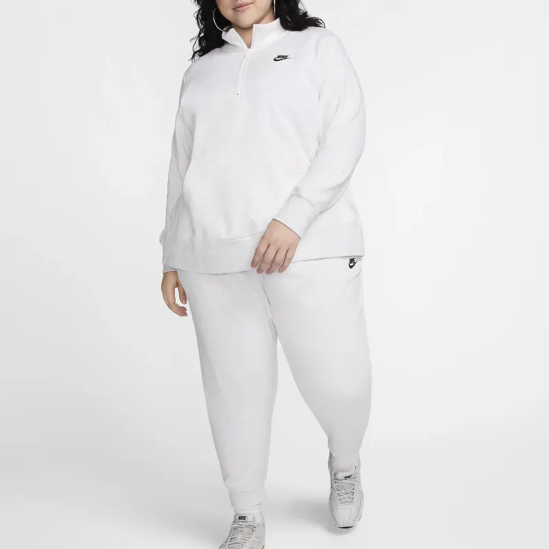 Nike Sportswear Club Fleece Women's 1/2-Zip Sweatshirt Plus Size-2