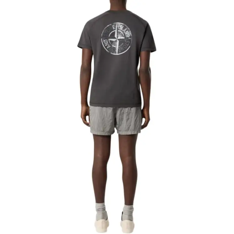STONE ISLAND Compass Patch Mid Rise Swim Shorts-3
