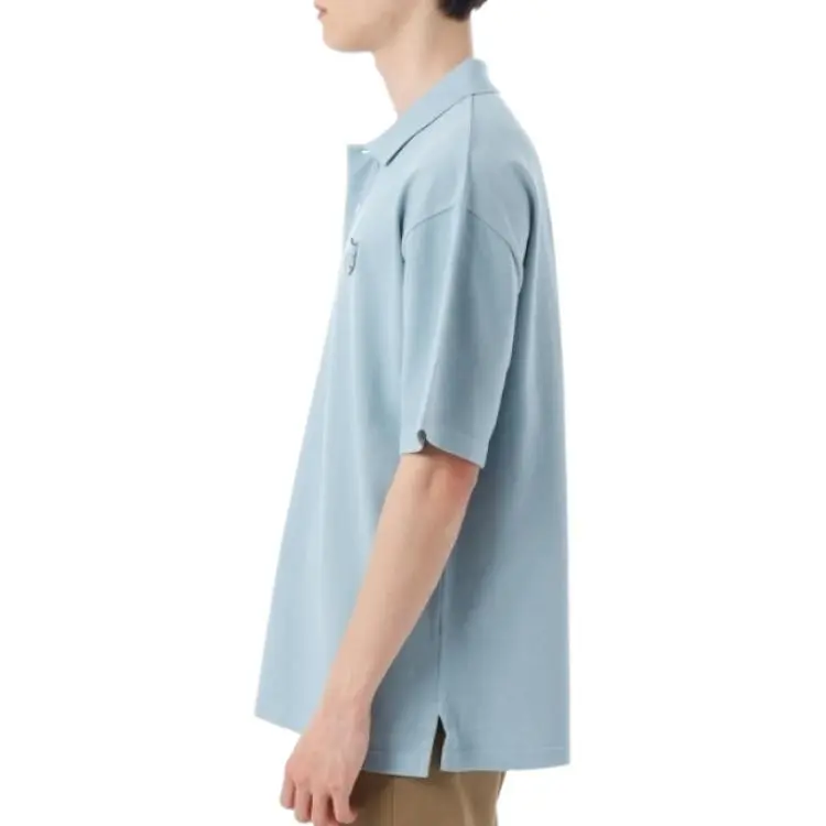 Maison Kitsune Bold Fox Head Patch Oversized Polo Shirt-2
