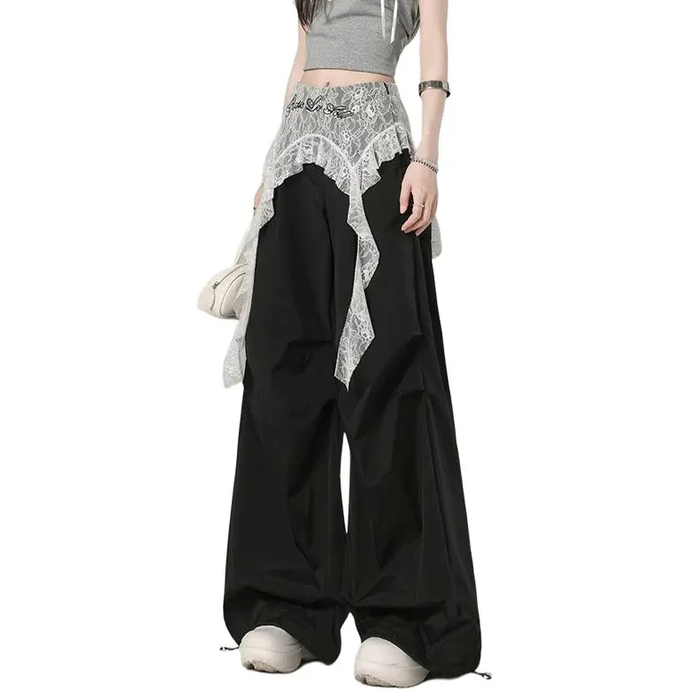 NHZN Casual Pants Women's Black-2