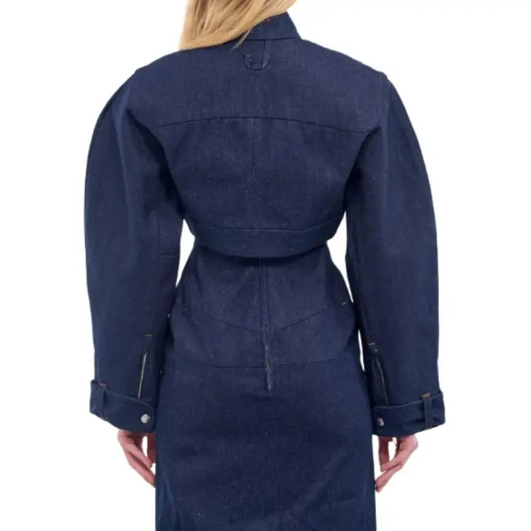 Jacquemus La Veste De Nimes Cabrio 'Navy'-5