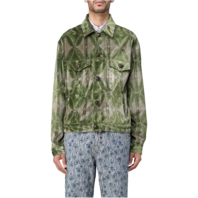 ETRO All Over Graphic Printed Buttoned Jacket-3