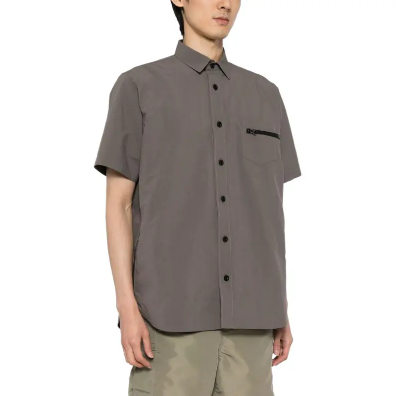 Sacai Matte Taffeta Shirt-3