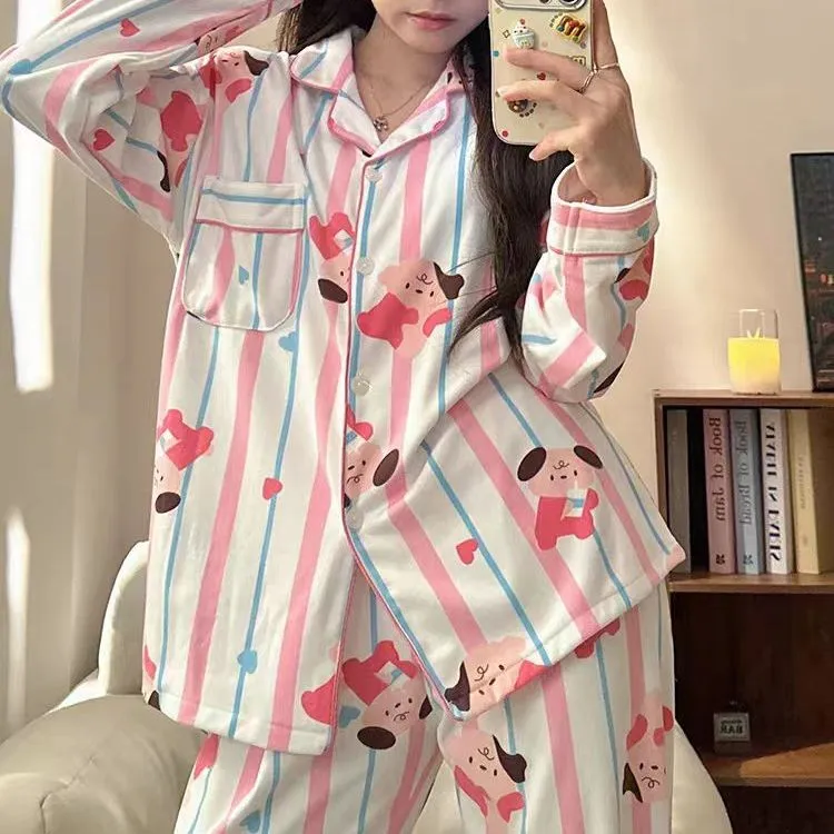 WANANNI Pajama Set Women's Pink-2