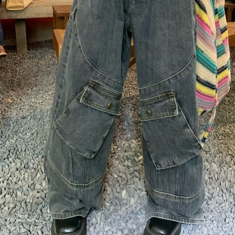 YuChaJia Jeans Women's Blue-3