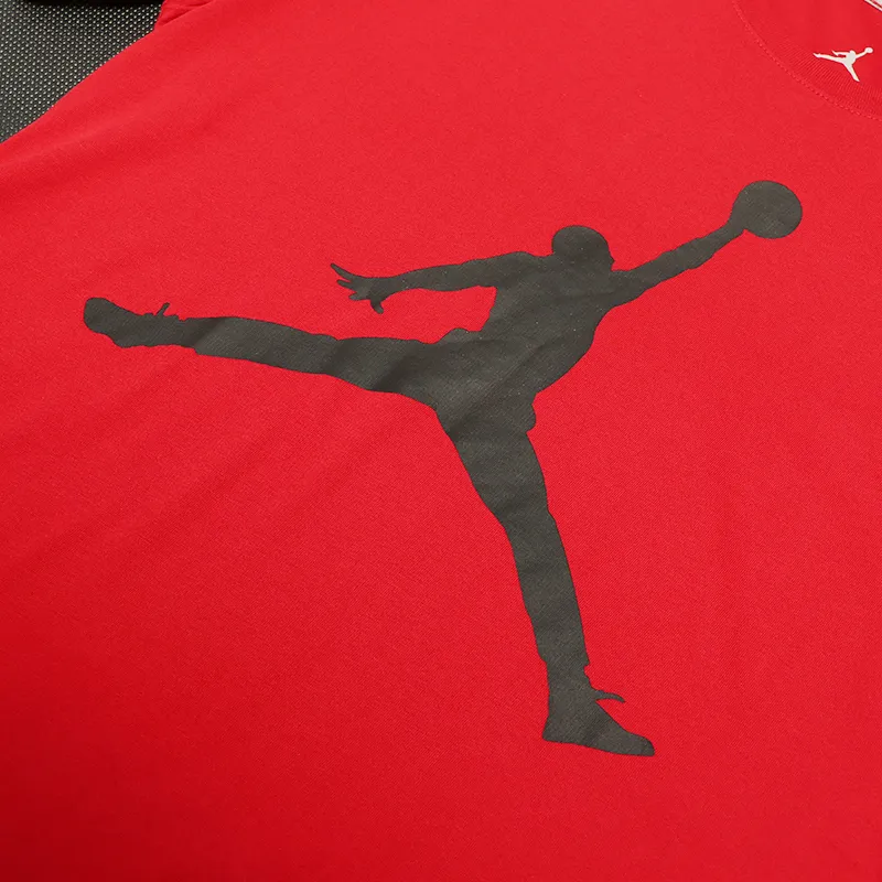 Jordan Air T Shirts Men Red-1