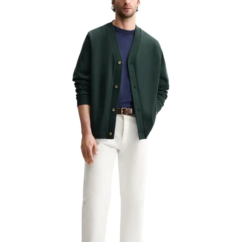 ZARA Knitwear Men Duck Green-3