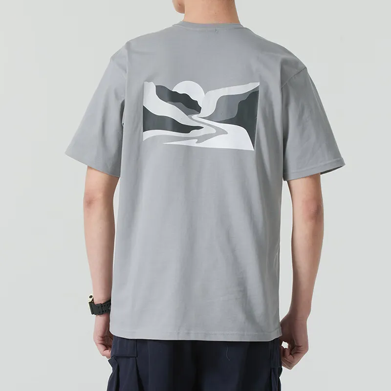 Columbia T Shirts Men Gray-3