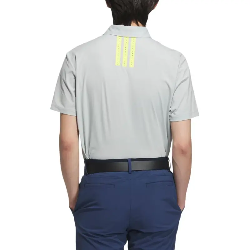Adidas SS25 Polo Shirt Men's Miracle Silver-1