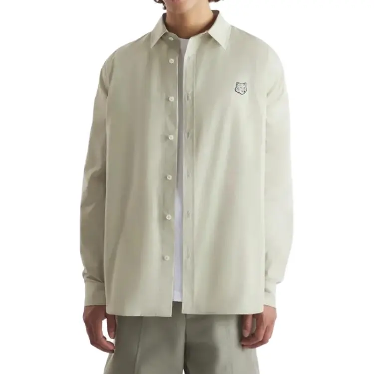 Maison Kitsune Bold Fox Head Relaxed Shirt-2