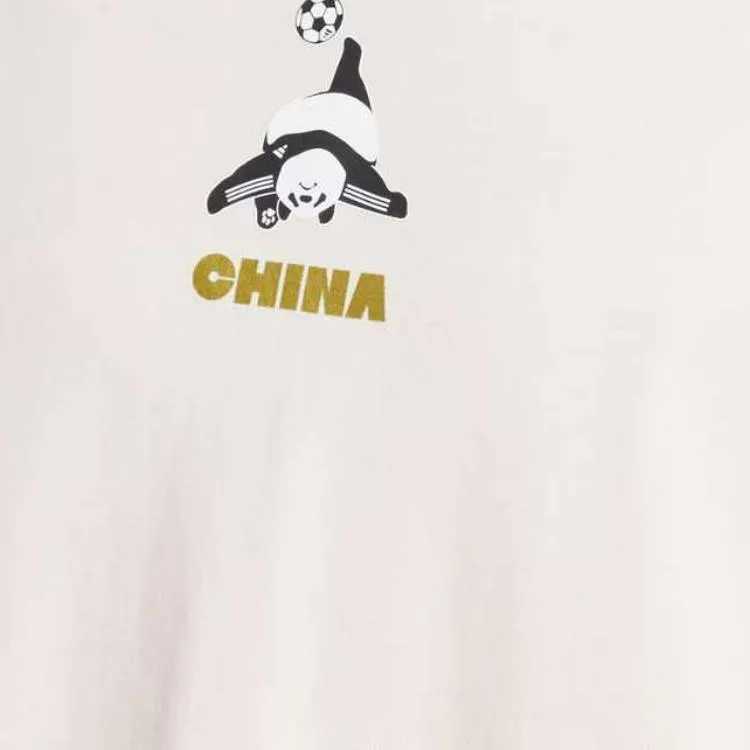 Adidas M PANDA GOAL T T Shirt Unisex Wonder Quartz-3