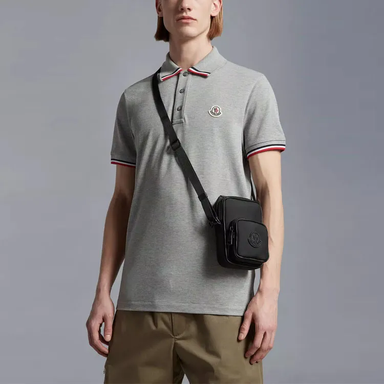 Moncler T Shirts Men Gray-1
