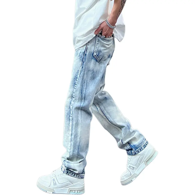 NHZN Jeans Unisex Sky Blue-9