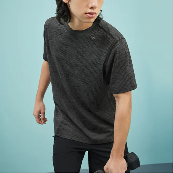 Reebok T Shirt Men's Charcoal Black-1