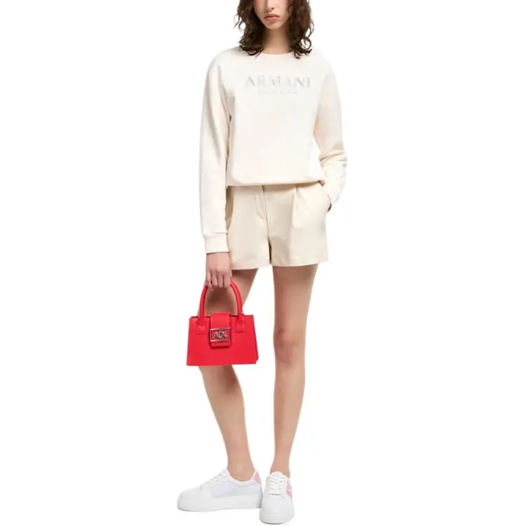 ARMANI EXCHANGEAE SS25 Sweatshirt Women's Ecru-2