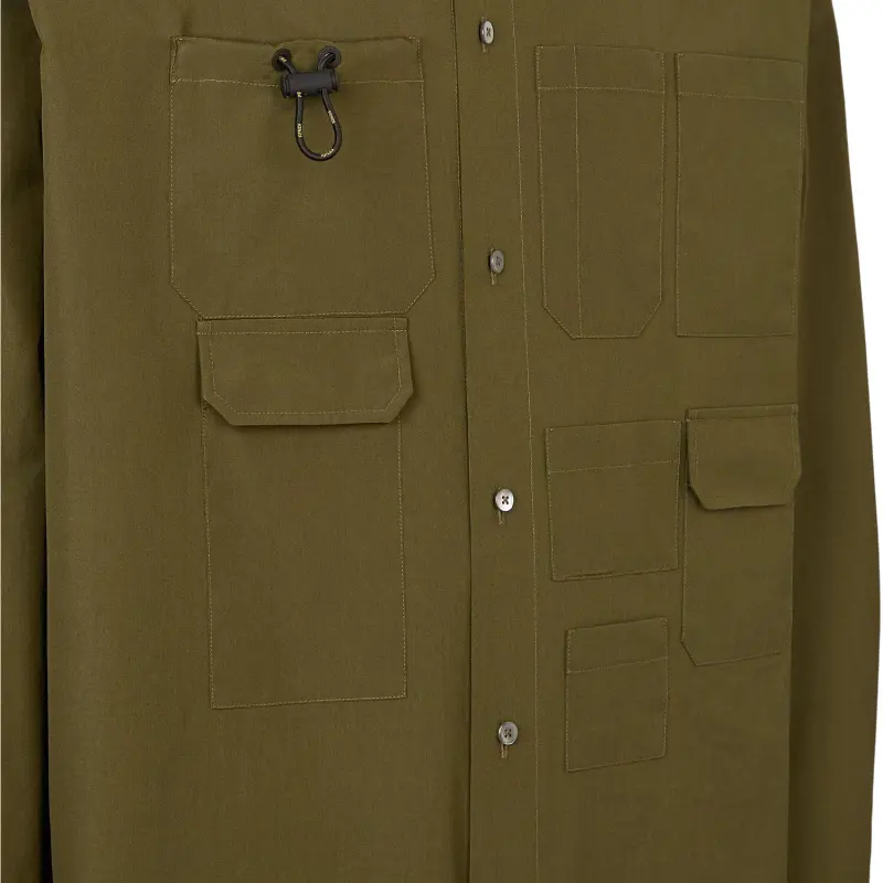 FENDI Shirts Men Green-2