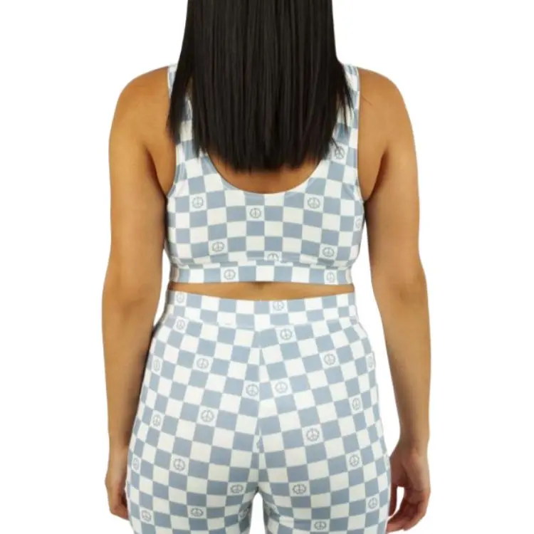 Vans Tank Tops Women's Blue-4
