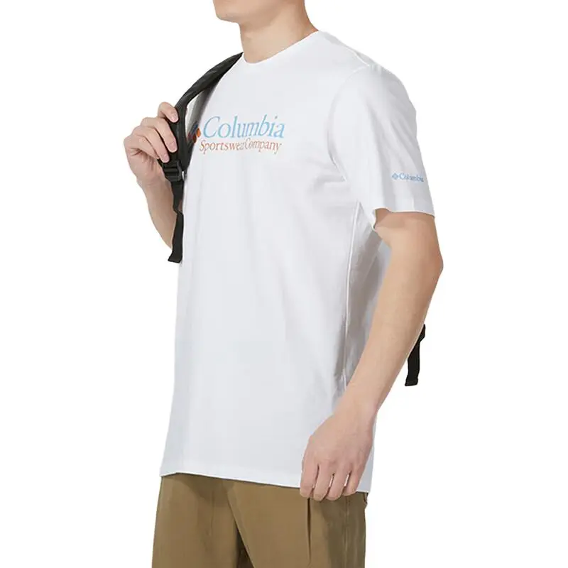 Columbia T Shirts Men White-4