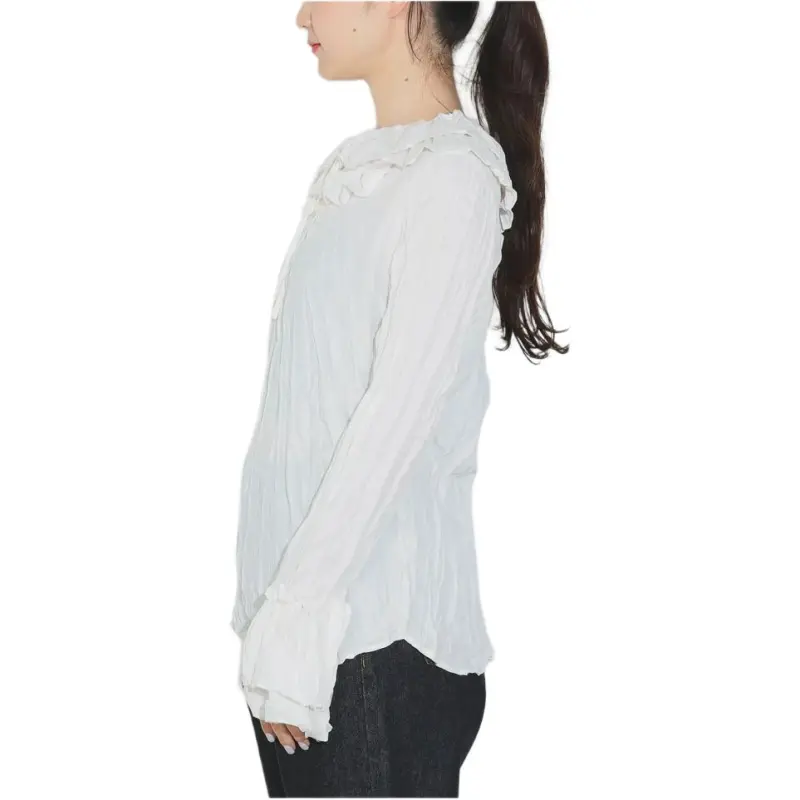 Beams Shirts Women's Ecru-5