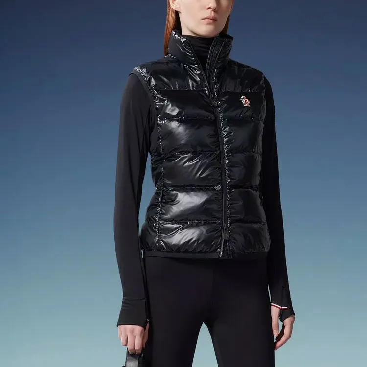 Moncler Grenoble Moncler Grenoble SS23 DAY NAMIC Series Vests Women's Black-2