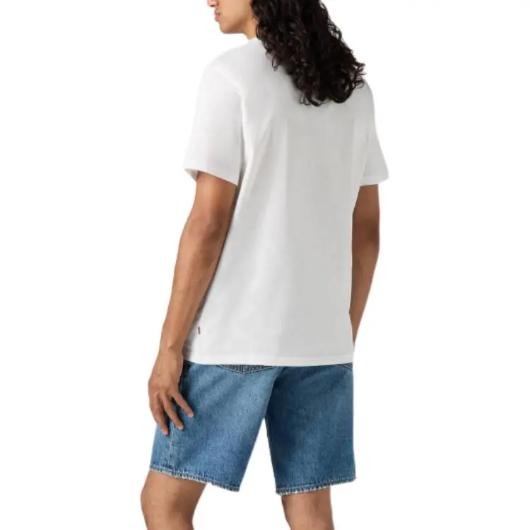 Levis T Shirts Men White-1