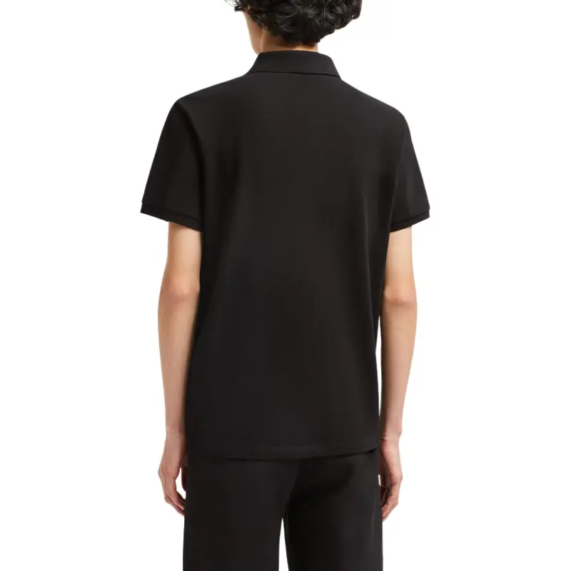 Moncler Year Of The Snake Patch Cotton Piquet Polo Shirt-3