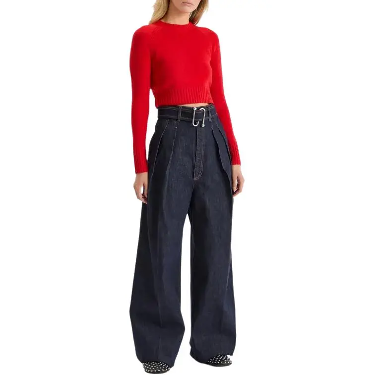 SportMax Crewneck Ribbed Knit Jumper-3