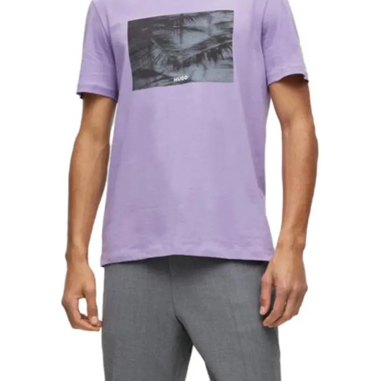 HUGO BOSS T-Shirts Men Purple-4