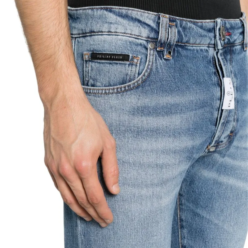 PHILIPP PLEIN Logo Patch Skinny Jeans-4