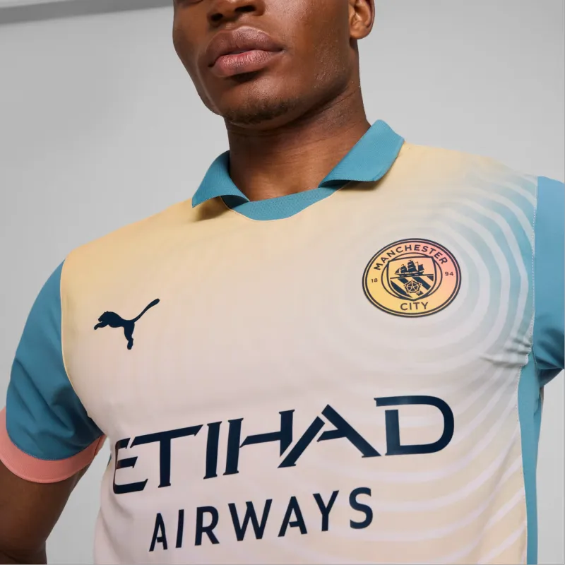 PUMA Camiseta De Fútbol De Visitante Auténtica Manchester City 24/25 Para Hombre-5