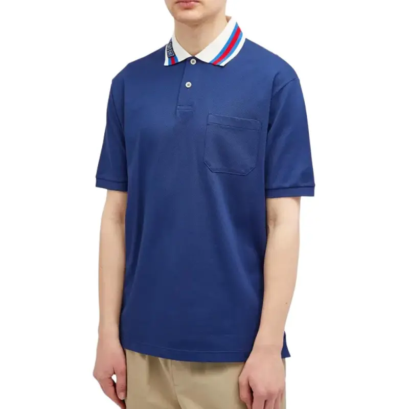 GUCCI 2024 Early Spring Collection T Shirt Men's Blue-4