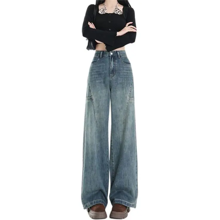 Concubine Zhu Jeans Women's Light Blue-3