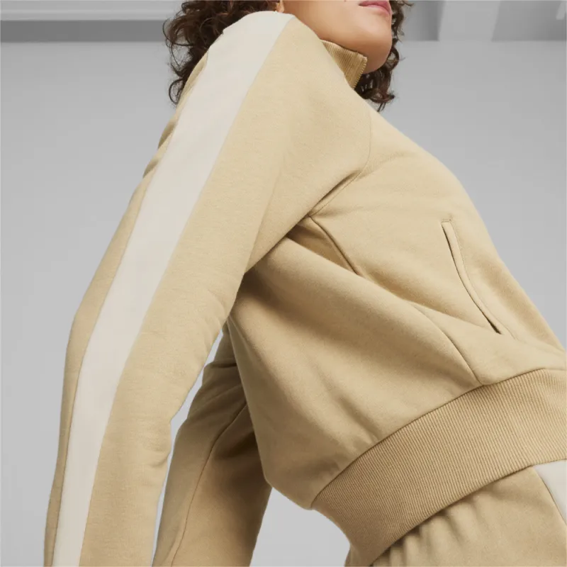 PUMA Iconic T7 Track Jackets & Coats Women's Khaki-5