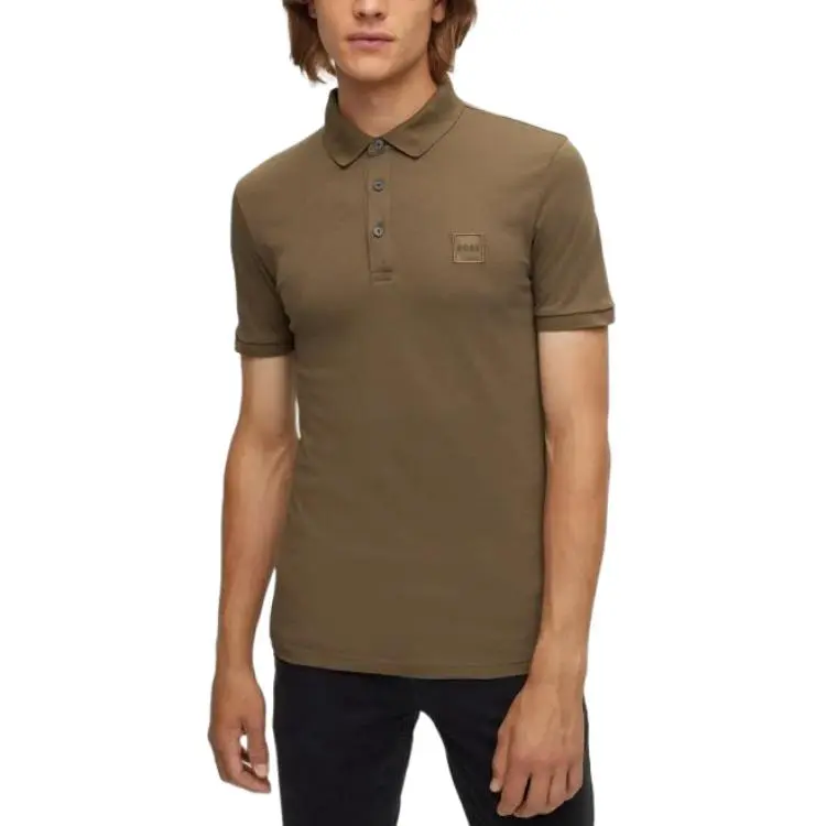 HUGO BOSS Polo Shirt Men's Khaki Green-2