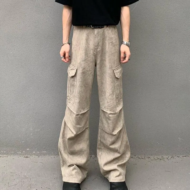 HLPT Cargo Pants Unisex Marble Pattern-2