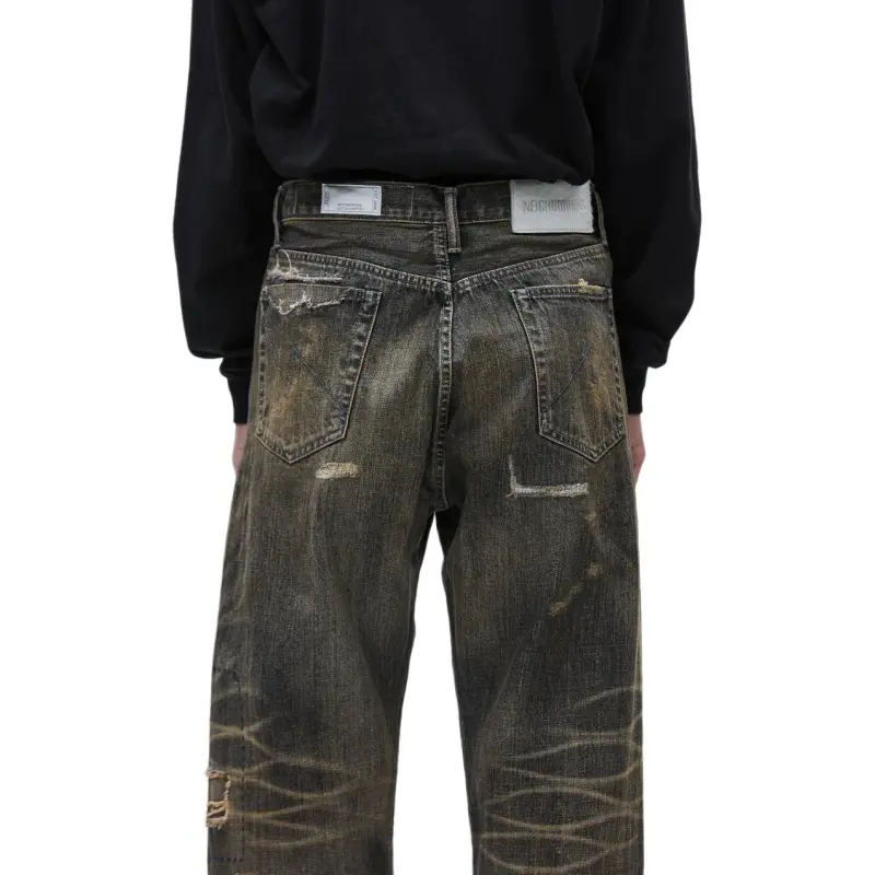 NEIGHBORHOOD Distressed Jeans-4