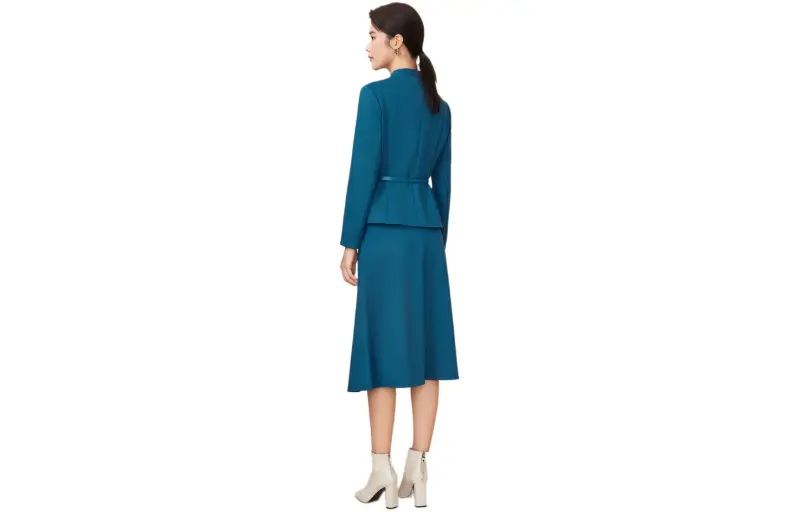 BBLLUUEE Skirt Set Women's Sea Blue-4