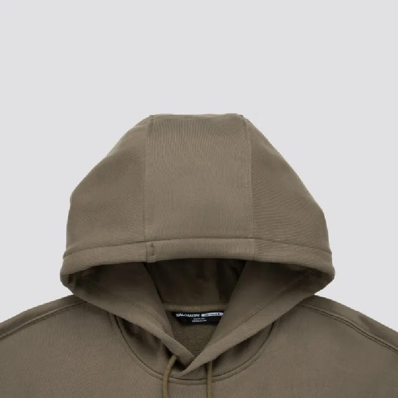 SALOMON Sweatshirt Men's Heather Mushroom Brown-3