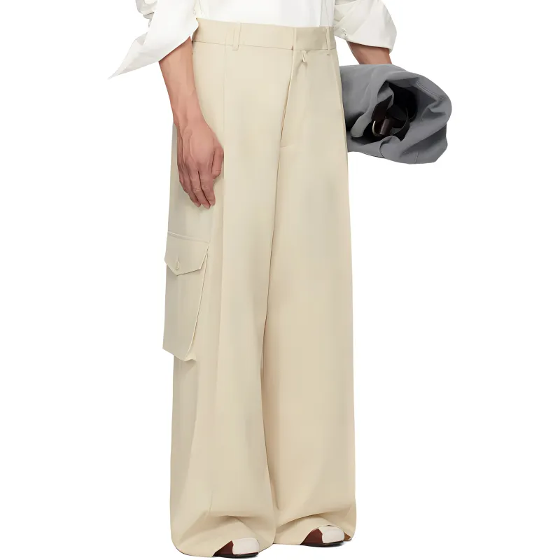 DRIES VAN NOTEN Casual Pants Men's Light Beige-3