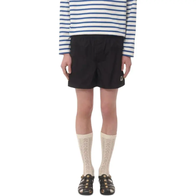 Valentino Logo Embroidered Swim Shorts-2