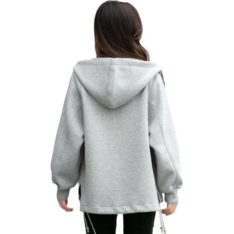 You Cow Me Pants Sweatshirt Women's Gray-1