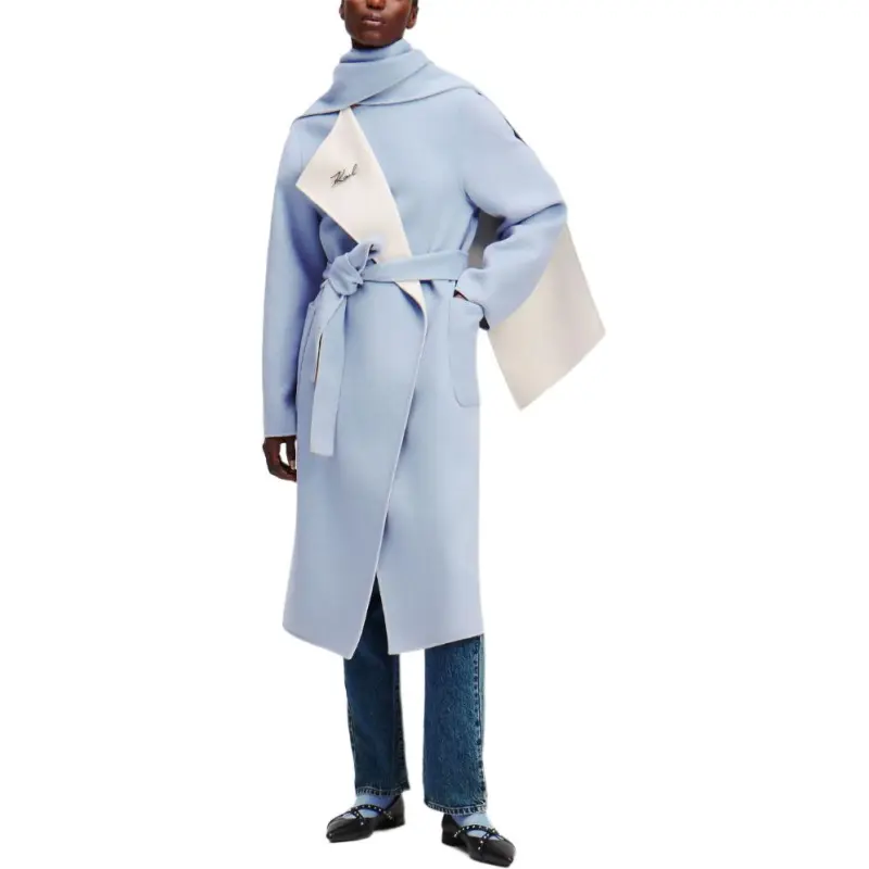 KARL LAGERFELD / Karl Lagerfeld Jeans Reversible Wool Coat-2