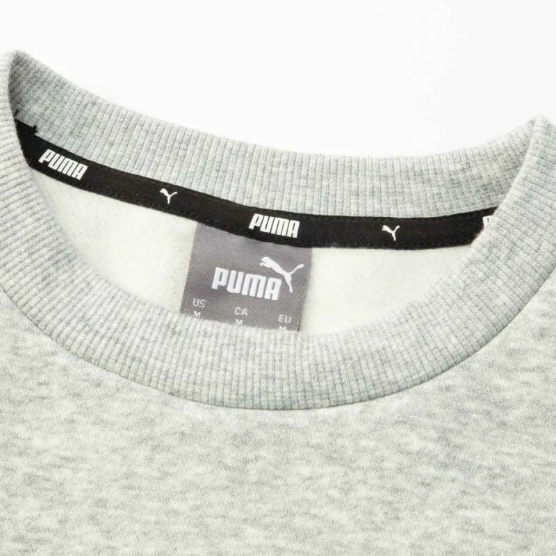 PUMA ELEVATED CREWNECK FL Sweatshirt Men's Light Mixed Gray-2