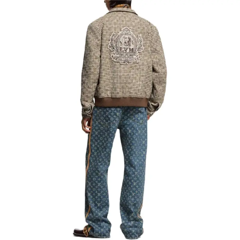 Lv Monogram Wool Harrington Blouson-2