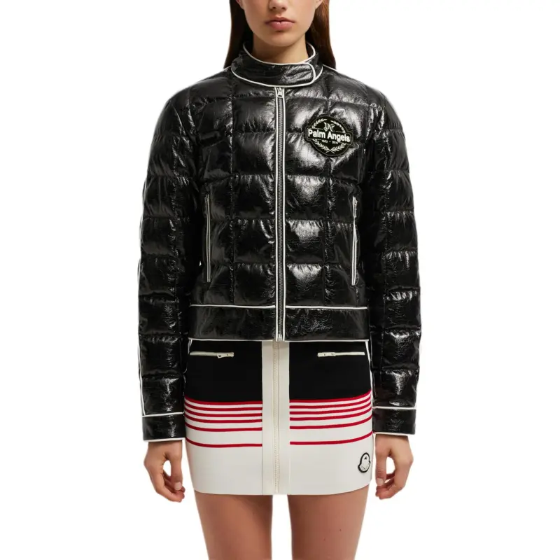 MONCLER GENIUS x PALM ANGELS Palm Angles Collaboration Collection FW24 Flykra Down Jacket Women's Black-1
